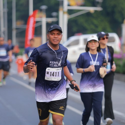 Race photo from KEMLU RUN 2026
