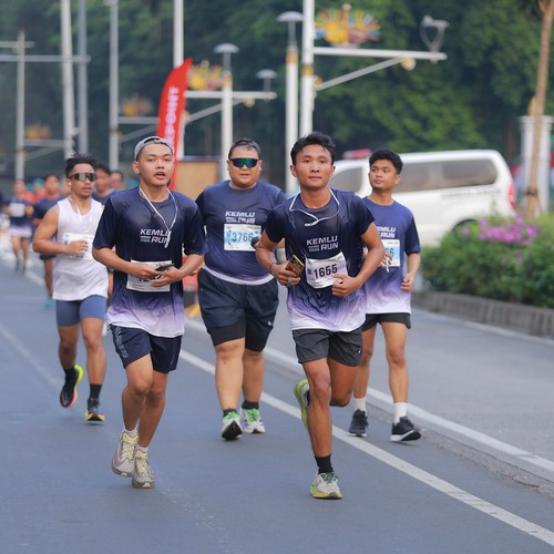 Race photo from KEMLU RUN 2026