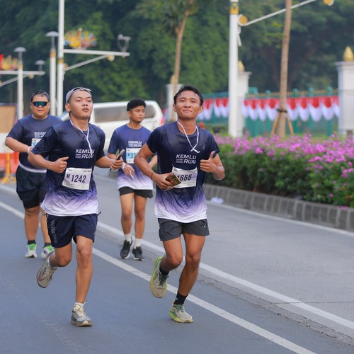 Race photo from KEMLU RUN 2026