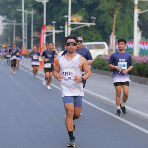 Race photo from KEMLU RUN 2026