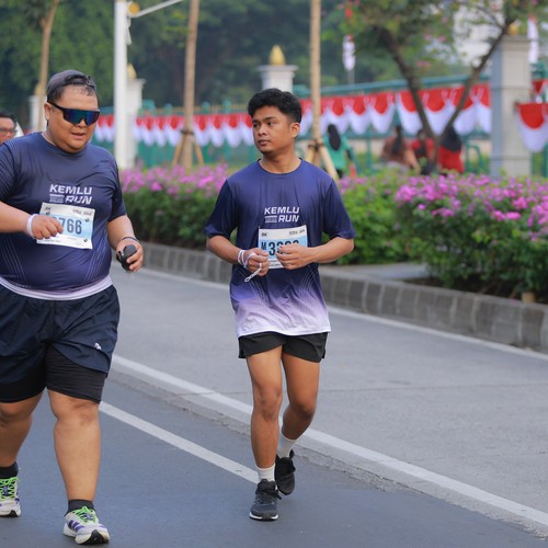 Race photo from KEMLU RUN 2026