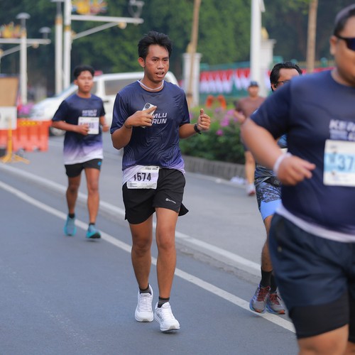 Race photo from KEMLU RUN 2026