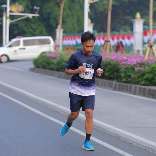 Race photo from KEMLU RUN 2026