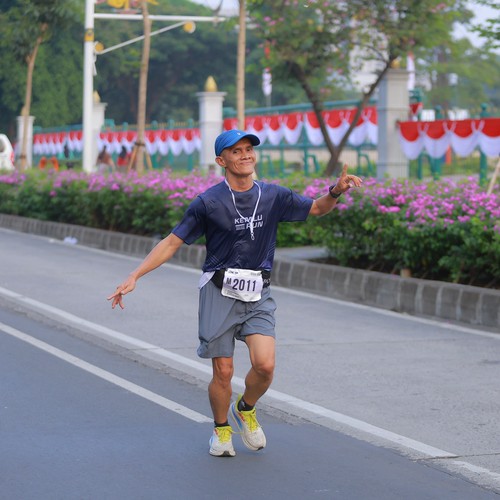 Race photo from KEMLU RUN 2026