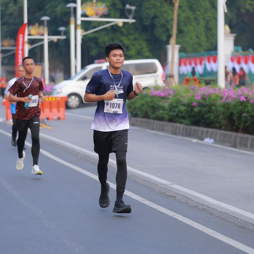 Race photo from KEMLU RUN 2026