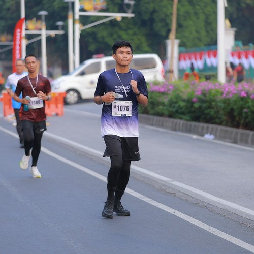 Race photo from KEMLU RUN 2026