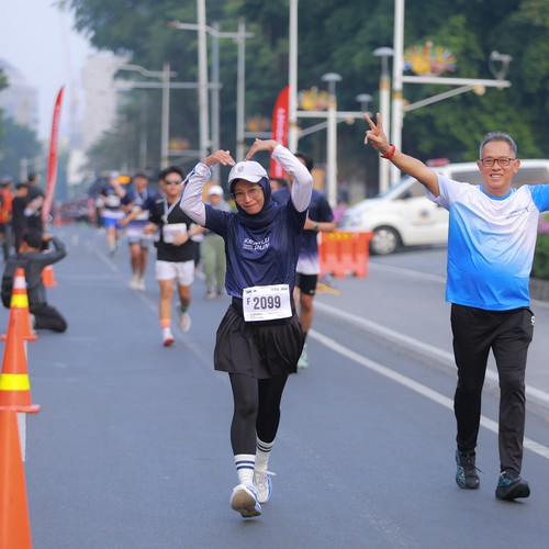 Race photo from KEMLU RUN 2026