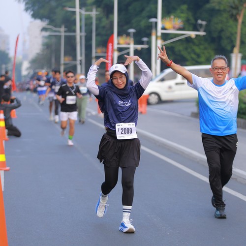Race photo from KEMLU RUN 2026