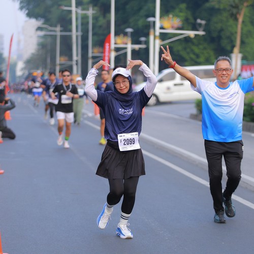 Race photo from KEMLU RUN 2026