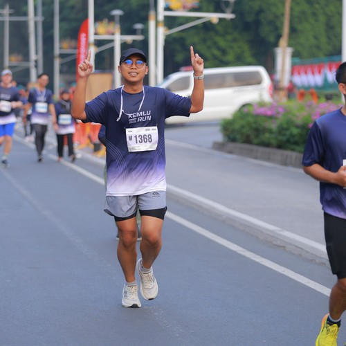 Race photo from KEMLU RUN 2026