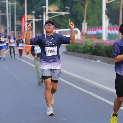 Race photo from KEMLU RUN 2026