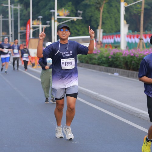 Race photo from KEMLU RUN 2026