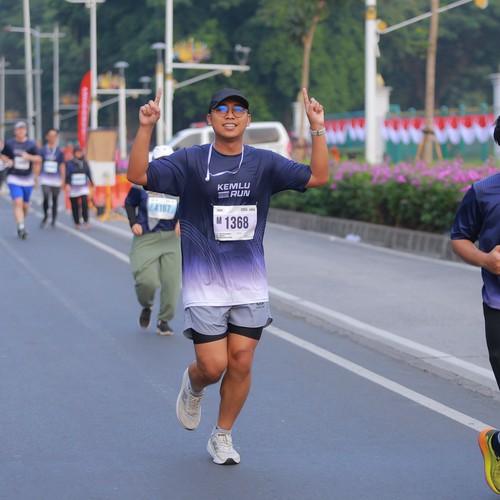 Race photo from KEMLU RUN 2026