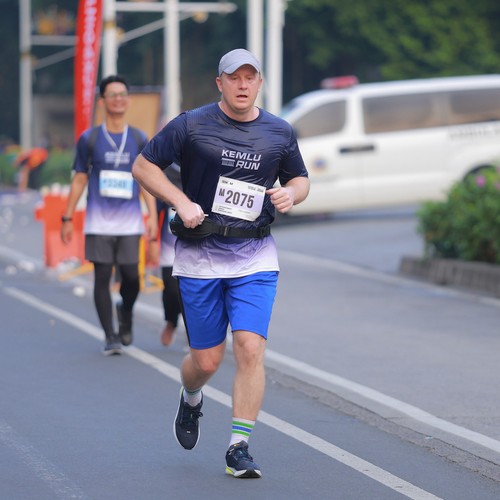 Race photo from KEMLU RUN 2026