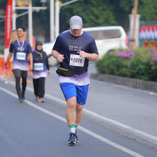 Race photo from KEMLU RUN 2026