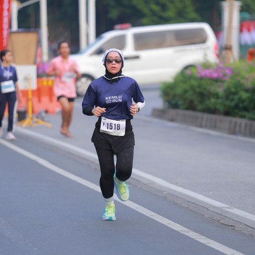 Race photo from KEMLU RUN 2026