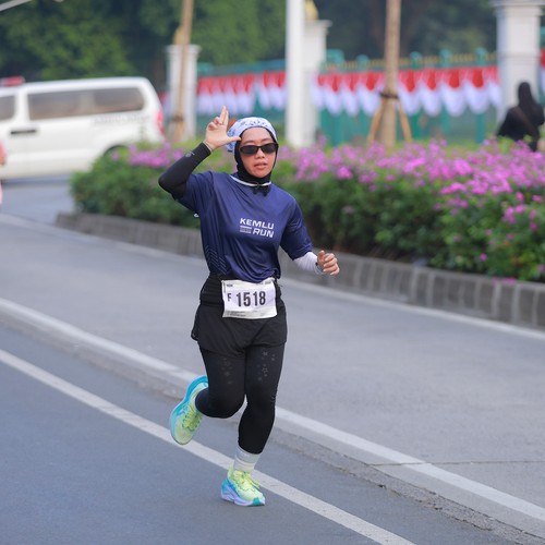 Race photo from KEMLU RUN 2026