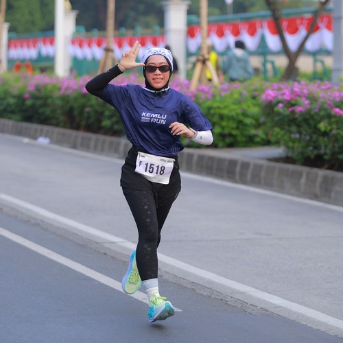 Race photo from KEMLU RUN 2026