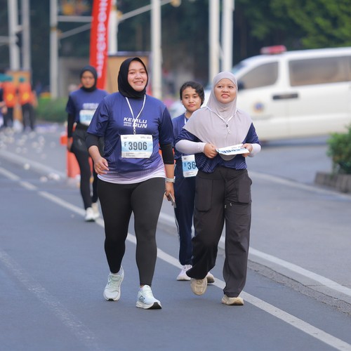 Race photo from KEMLU RUN 2026