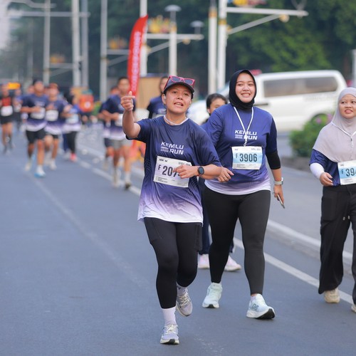 Race photo from KEMLU RUN 2026