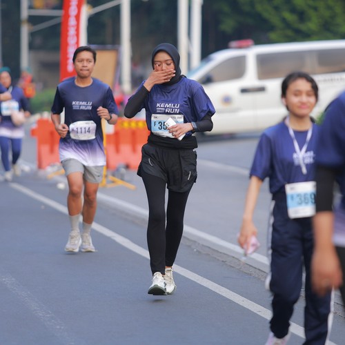Race photo from KEMLU RUN 2026