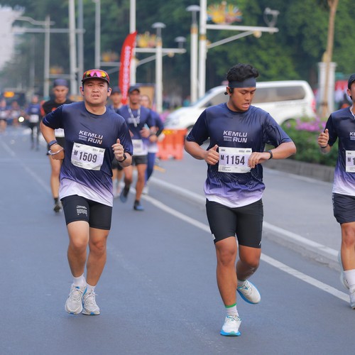 Race photo from KEMLU RUN 2026