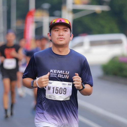 Race photo from KEMLU RUN 2026