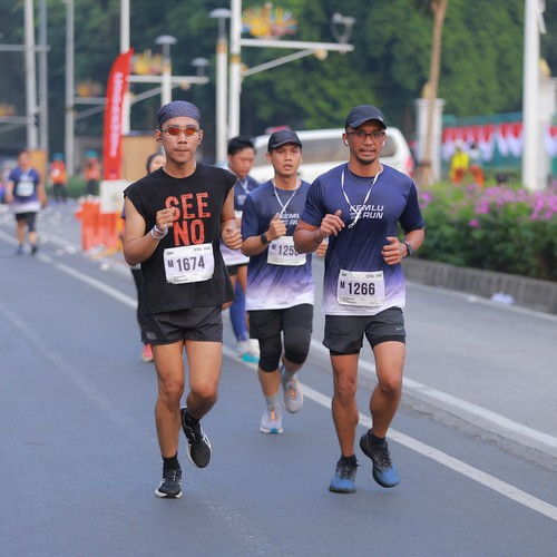 Race photo from KEMLU RUN 2026