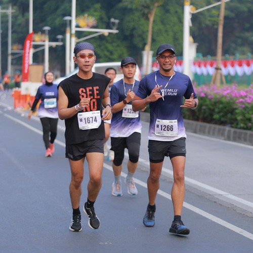 Race photo from KEMLU RUN 2026