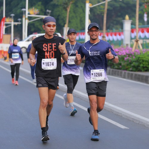 Race photo from KEMLU RUN 2026