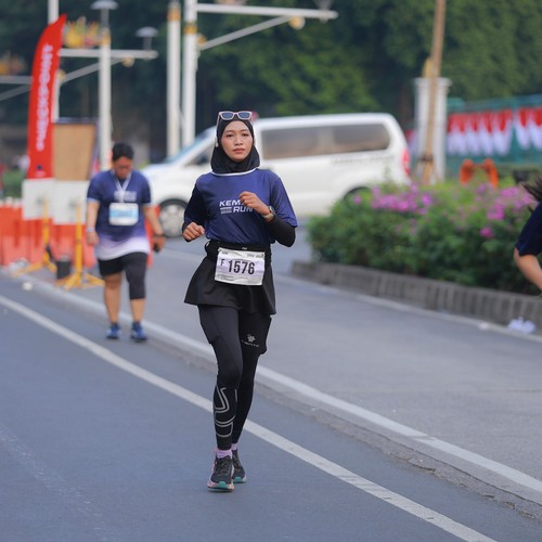 Race photo from KEMLU RUN 2026