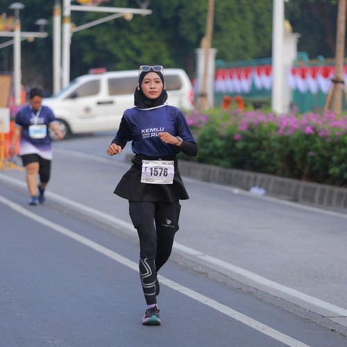 Race photo from KEMLU RUN 2026