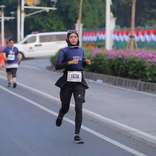 Race photo from KEMLU RUN 2026