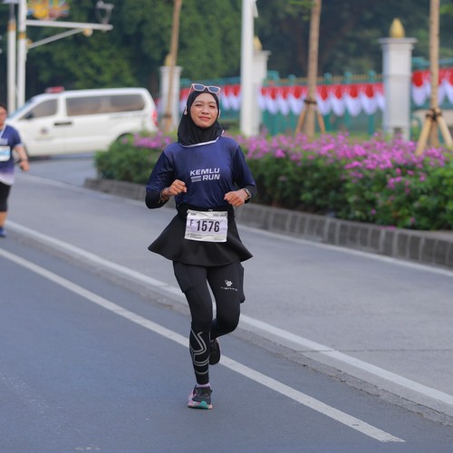 Race photo from KEMLU RUN 2026