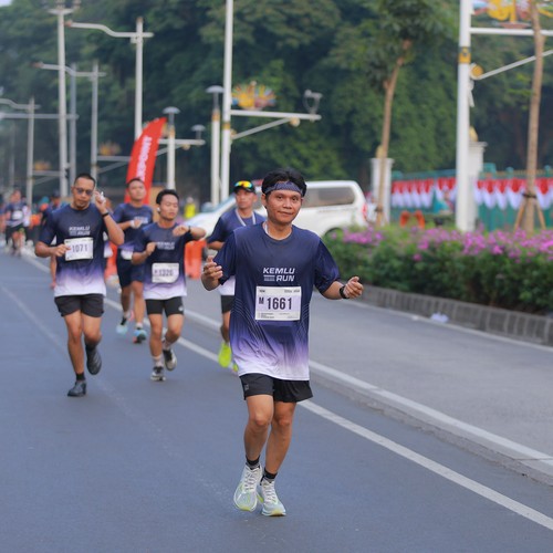 Race photo from KEMLU RUN 2026