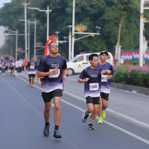 Race photo from KEMLU RUN 2026