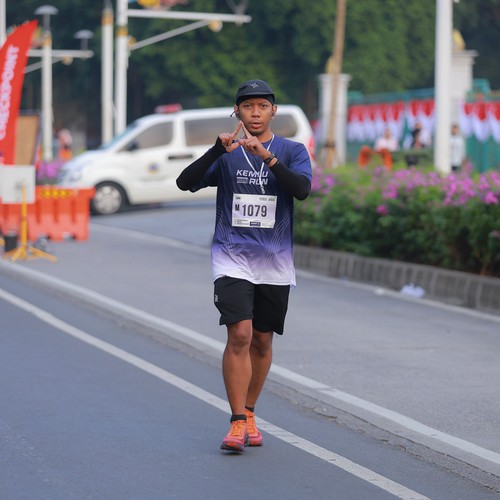 Race photo from KEMLU RUN 2026