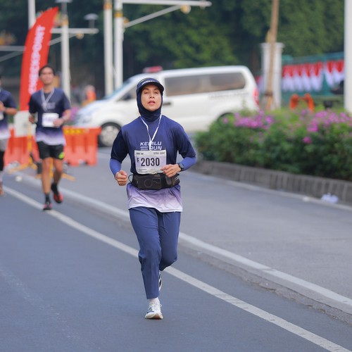 Race photo from KEMLU RUN 2026