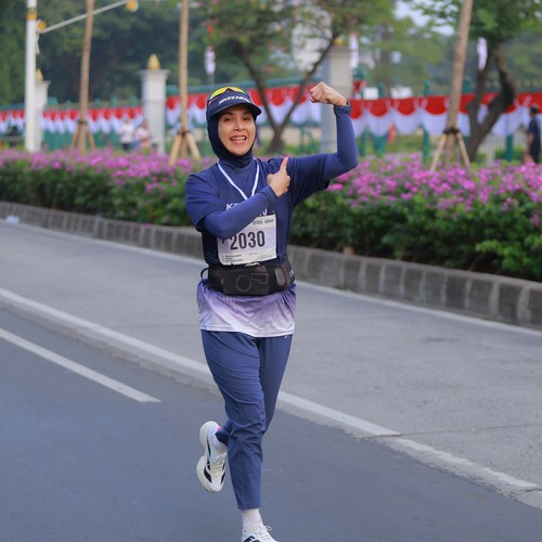 Race photo from KEMLU RUN 2026