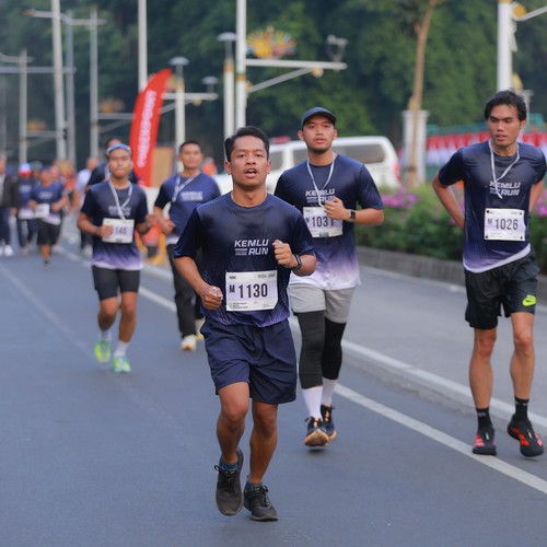 Race photo from KEMLU RUN 2026