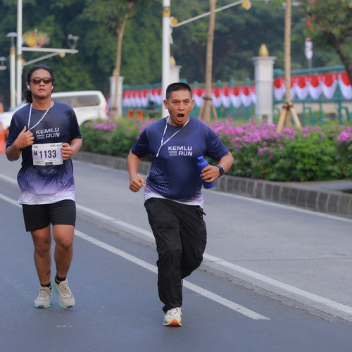Race photo from KEMLU RUN 2026