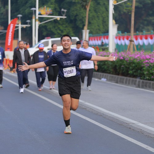 Race photo from KEMLU RUN 2026