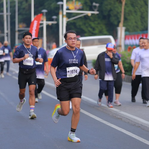 Race photo from KEMLU RUN 2026