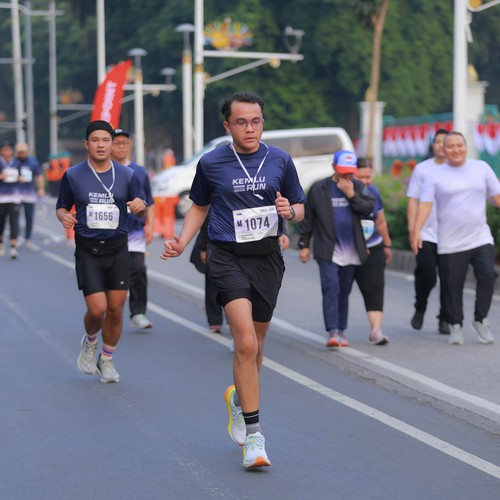 Race photo from KEMLU RUN 2026