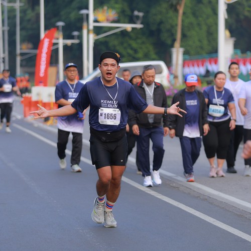 Race photo from KEMLU RUN 2026