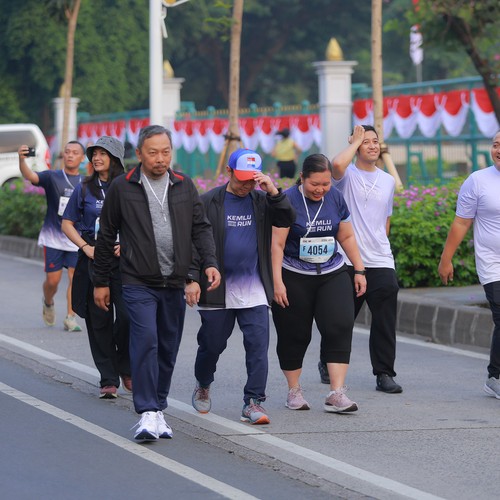 Race photo from KEMLU RUN 2026