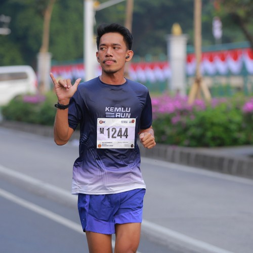 Race photo from KEMLU RUN 2026