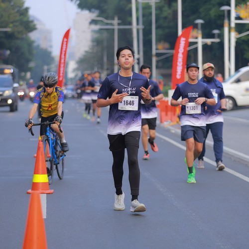 Race photo from KEMLU RUN 2026