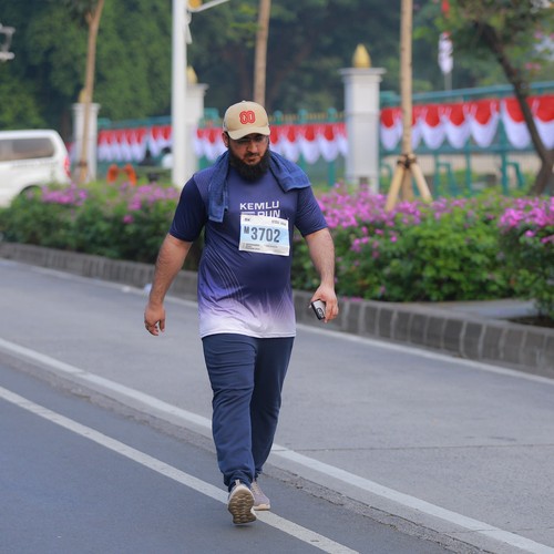 Race photo from KEMLU RUN 2026