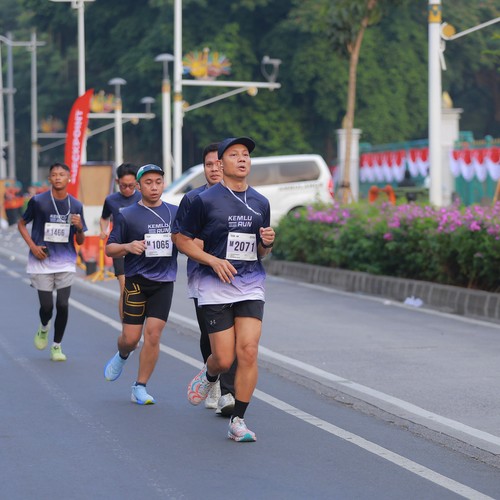 Race photo from KEMLU RUN 2026